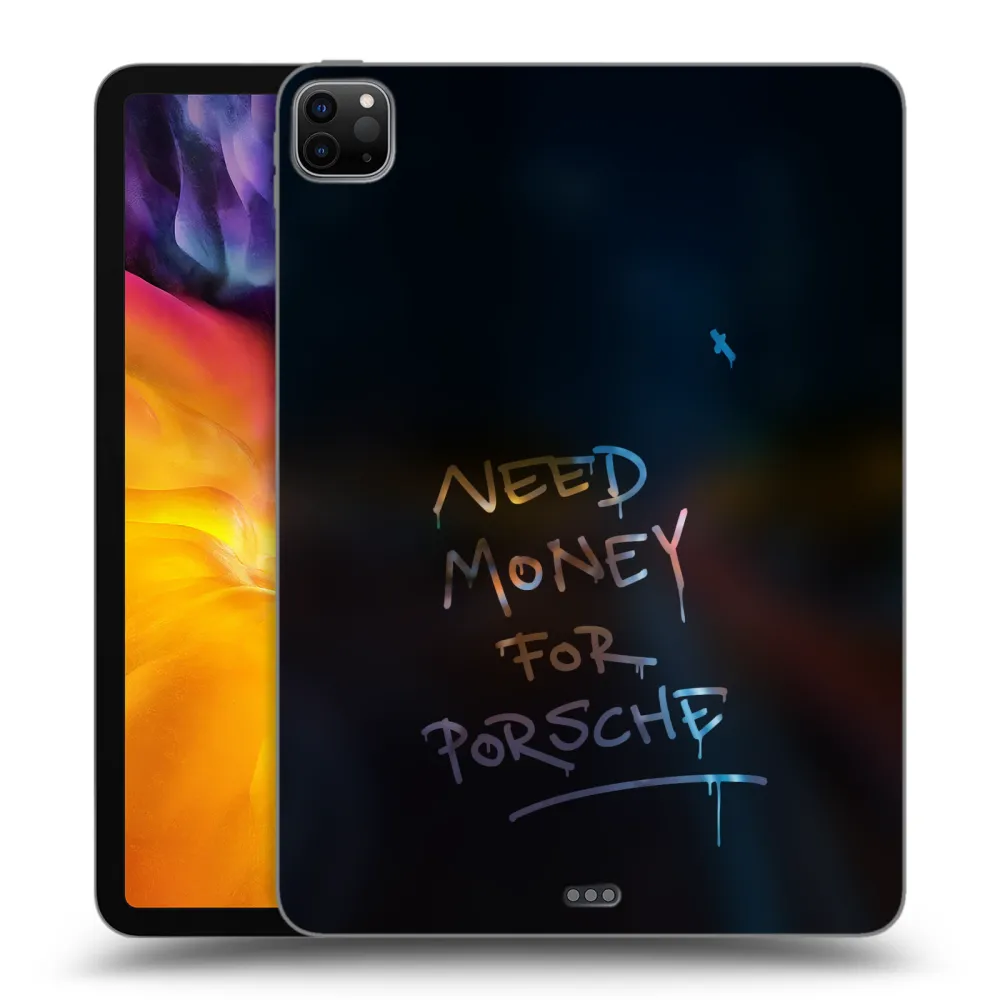 Picasee Μαύρη θήκη σιλικόνης για Apple iPad Pro 11" 2020 (2.gen) - Neon Nights