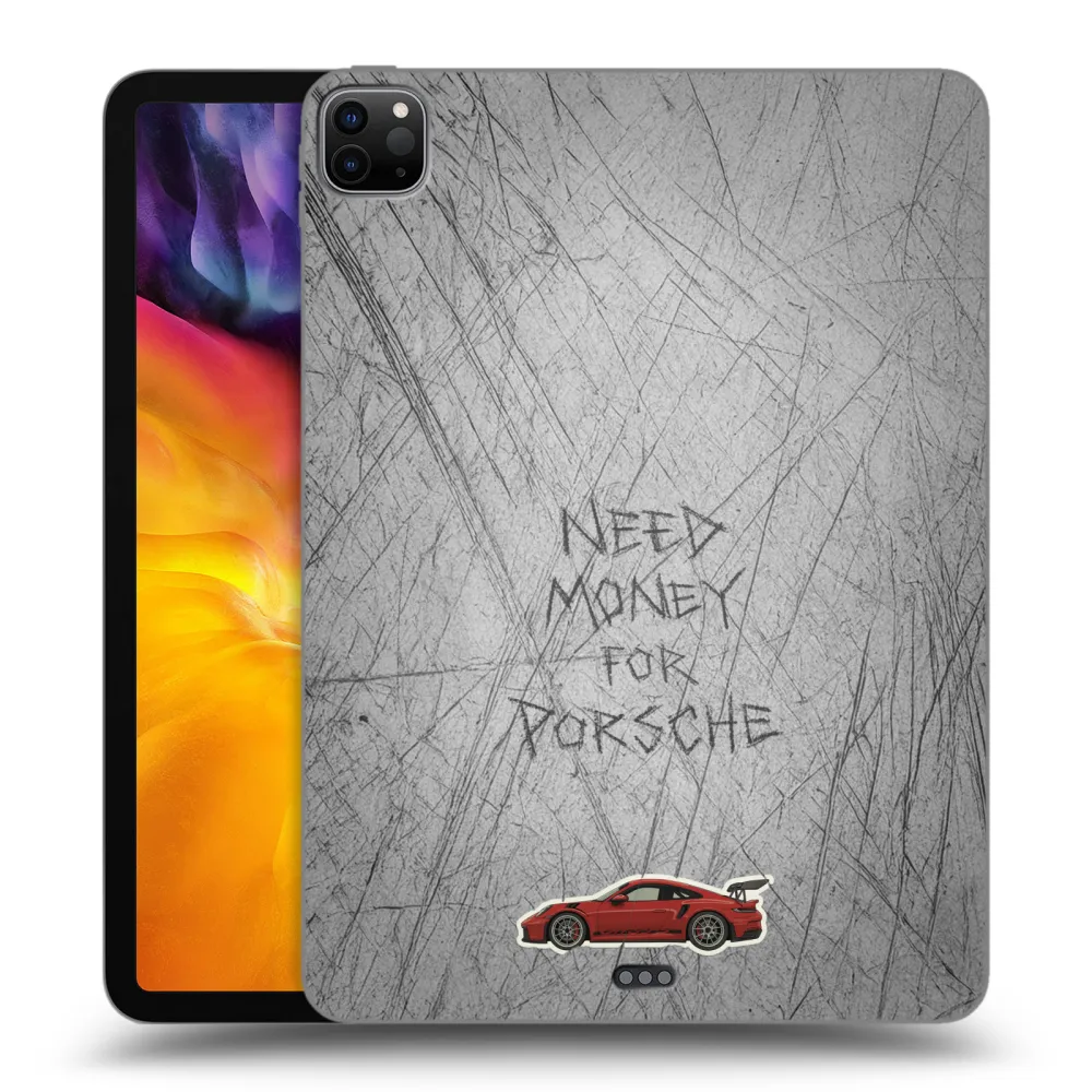 Picasee Μαύρη θήκη σιλικόνης για Apple iPad Pro 11" 2020 (2.gen) - Garage Scratch