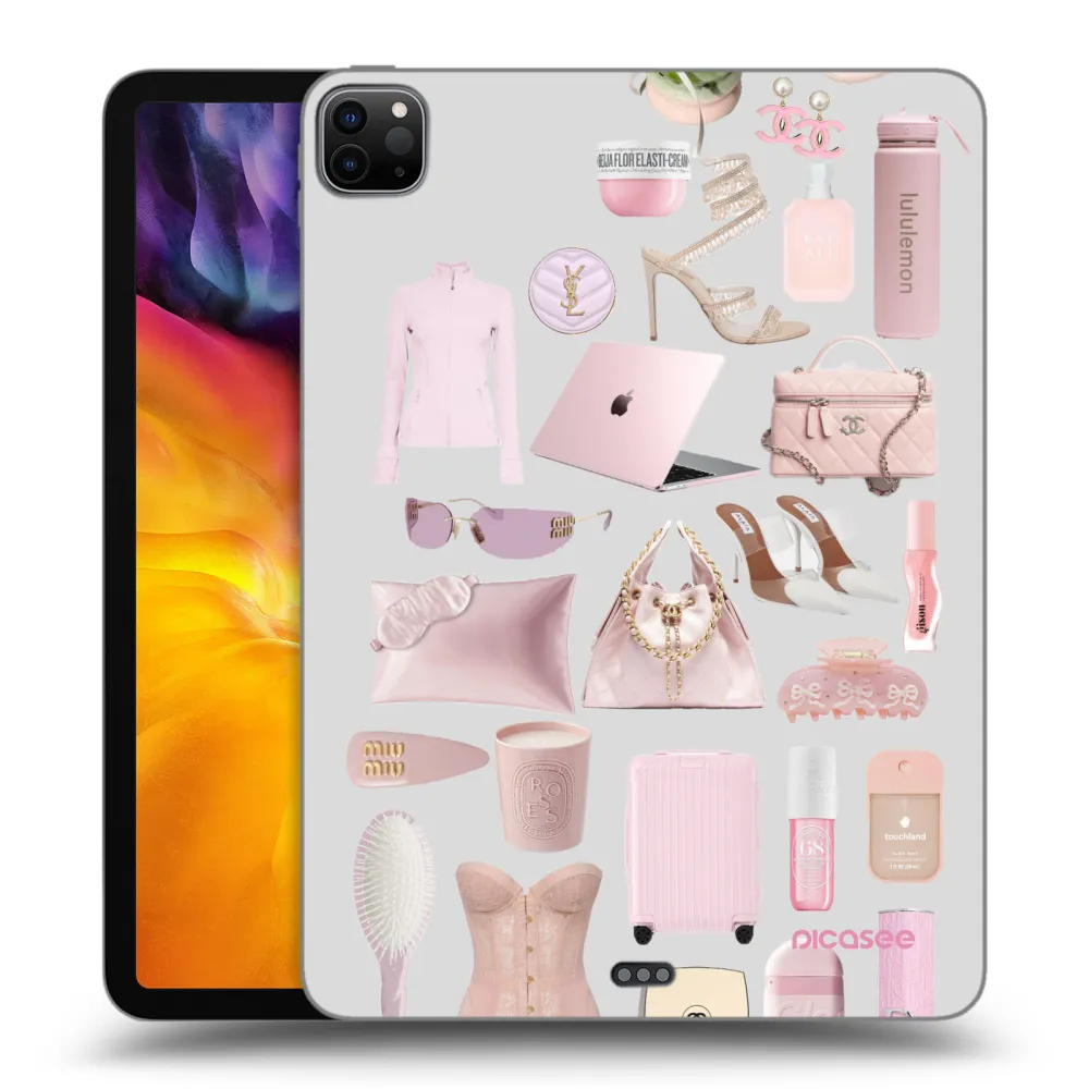 Picasee Μαύρη θήκη σιλικόνης για Apple iPad Pro 11" 2020 (2.gen) - Glam Babe