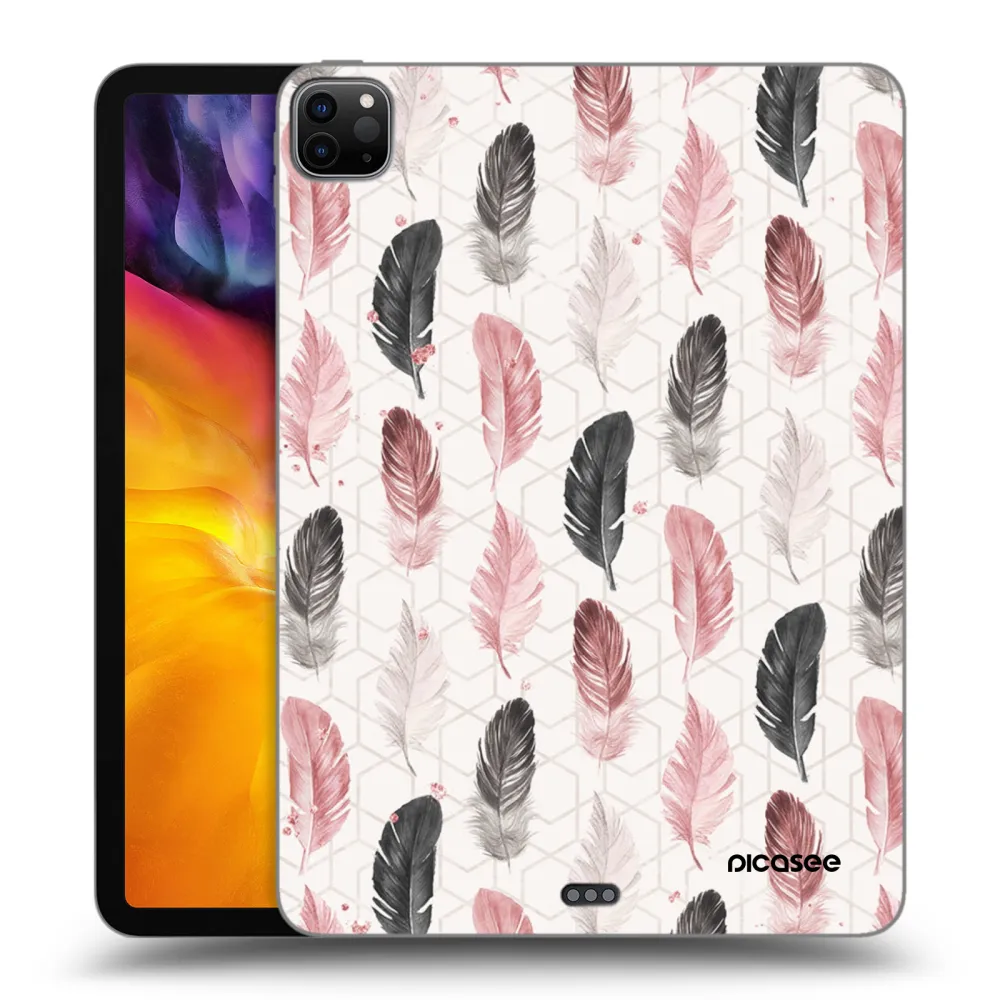 Picasee Μαύρη θήκη σιλικόνης για Apple iPad Pro 11" 2020 (2.gen) - Feather 2