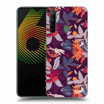 Θήκη για Realme 6i - Purple Leaf
