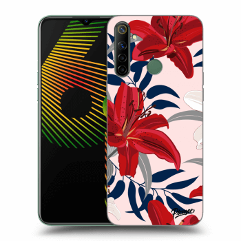 Θήκη για Realme 6i - Red Lily