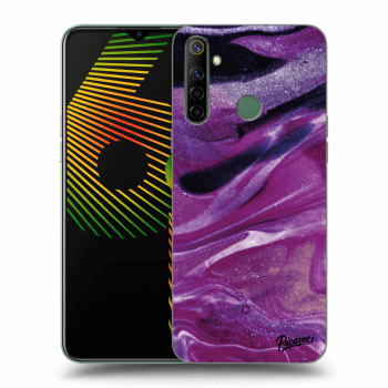 Θήκη για Realme 6i - Purple glitter
