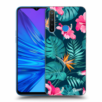 Θήκη για Realme 5 - Pink Monstera