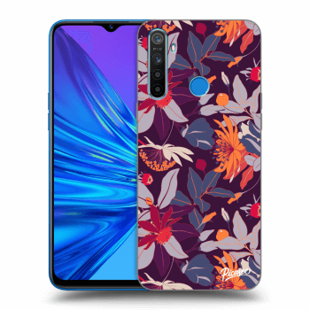 Θήκη για Realme 5 - Purple Leaf