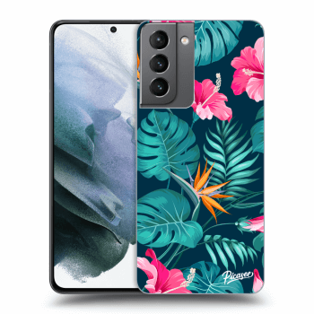 Θήκη για Samsung Galaxy S21 5G G991B - Pink Monstera