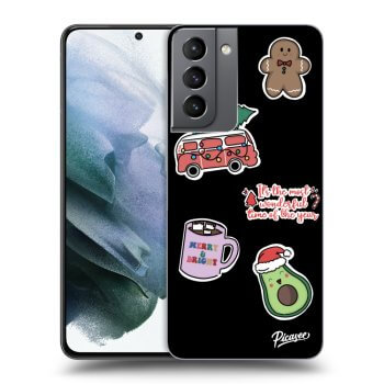 Θήκη για Samsung Galaxy S21 5G G991B - Christmas Stickers