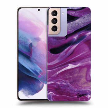 Θήκη για Samsung Galaxy S21+ 5G G996F - Purple glitter