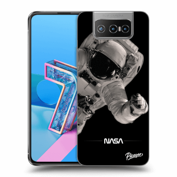 Picasee διαφανής θήκη σιλικόνης Asus Zenfone 7 ZS670KS - Astronaut Big