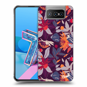 Θήκη για Asus Zenfone 7 ZS670KS - Purple Leaf