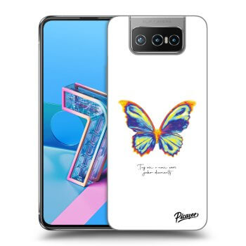 Θήκη για Asus Zenfone 7 ZS670KS - Diamanty White