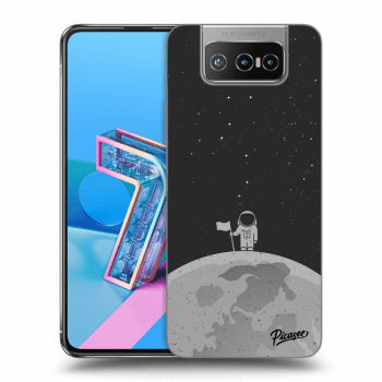 Picasee διαφανής θήκη σιλικόνης Asus Zenfone 7 ZS670KS - Astronaut