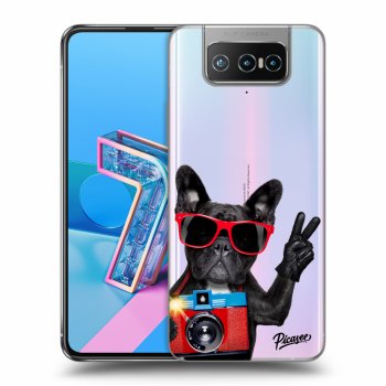 Picasee διαφανής θήκη σιλικόνης Asus Zenfone 7 ZS670KS - French Bulldog