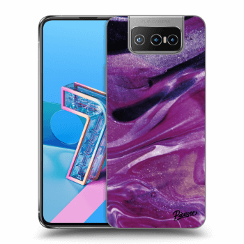 Θήκη για Asus Zenfone 7 ZS670KS - Purple glitter