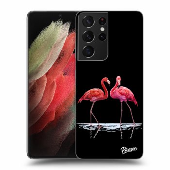 Θήκη για Samsung Galaxy S21 Ultra 5G G998B - Flamingos couple