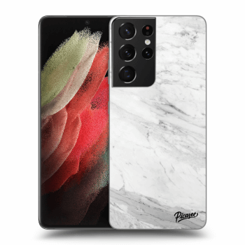 Θήκη για Samsung Galaxy S21 Ultra 5G G998B - White marble