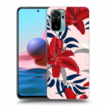 Θήκη για Xiaomi Redmi Note 10 - Red Lily