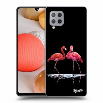 Θήκη για Samsung Galaxy A42 A426B - Flamingos couple