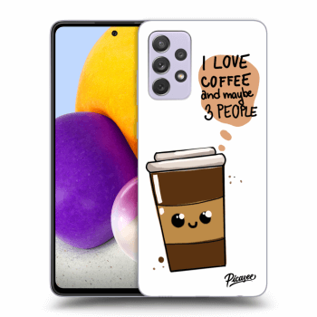 Θήκη για Samsung Galaxy A72 A725F - Cute coffee