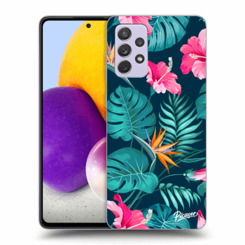 Θήκη για Samsung Galaxy A72 A725F - Pink Monstera