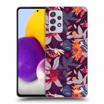 Θήκη για Samsung Galaxy A72 A725F - Purple Leaf