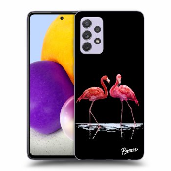 Θήκη για Samsung Galaxy A72 A725F - Flamingos couple