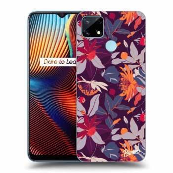 Θήκη για Realme 7i - Purple Leaf