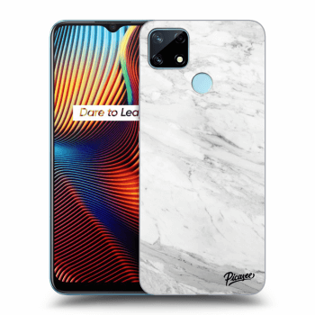 Θήκη για Realme 7i - White marble