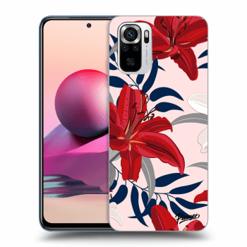 Θήκη για Xiaomi Redmi Note 10S - Red Lily