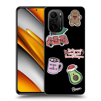 Θήκη για Xiaomi Poco F3 - Christmas Stickers