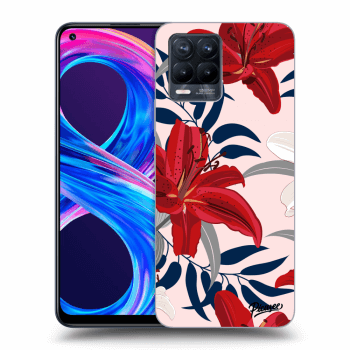 Θήκη για Realme 8 Pro - Red Lily