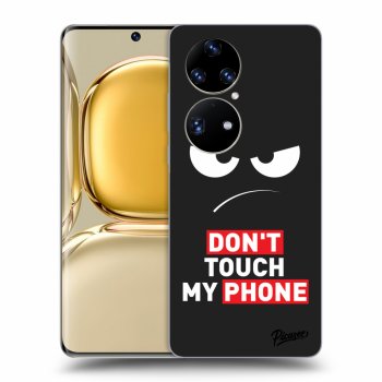 Θήκη για Huawei P50 - Angry Eyes - Transparent