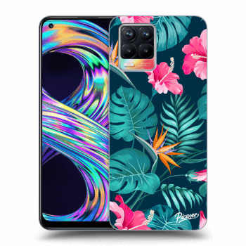 Θήκη για Realme 8 4G - Pink Monstera