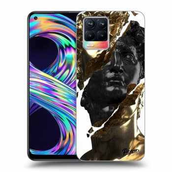 Θήκη για Realme 8 4G - Gold - Black