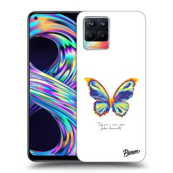 Θήκη για Realme 8 4G - Diamanty White