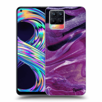Θήκη για Realme 8 4G - Purple glitter
