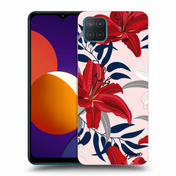 Θήκη για Samsung Galaxy M12 M127F - Red Lily