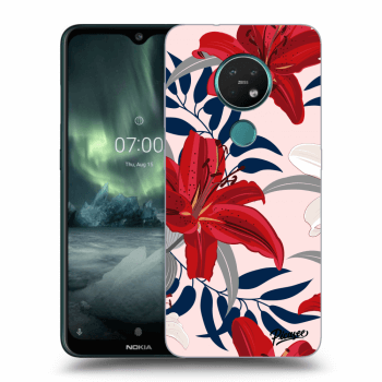 Θήκη για Nokia 7.2 - Red Lily