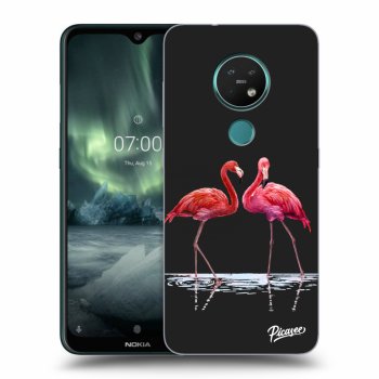 Θήκη για Nokia 7.2 - Flamingos couple