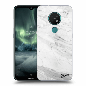 Θήκη για Nokia 7.2 - White marble