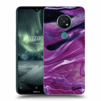 Θήκη για Nokia 7.2 - Purple glitter