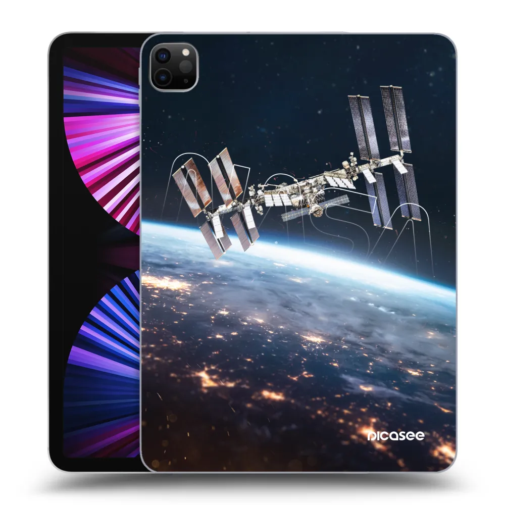 Picasee Μαύρη θήκη σιλικόνης για Apple iPad Pro 11" 2021 (3.gen) - Station