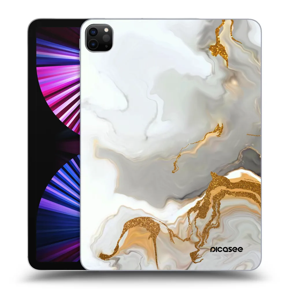 Picasee Μαύρη θήκη σιλικόνης για Apple iPad Pro 11" 2021 (3.gen) - Her