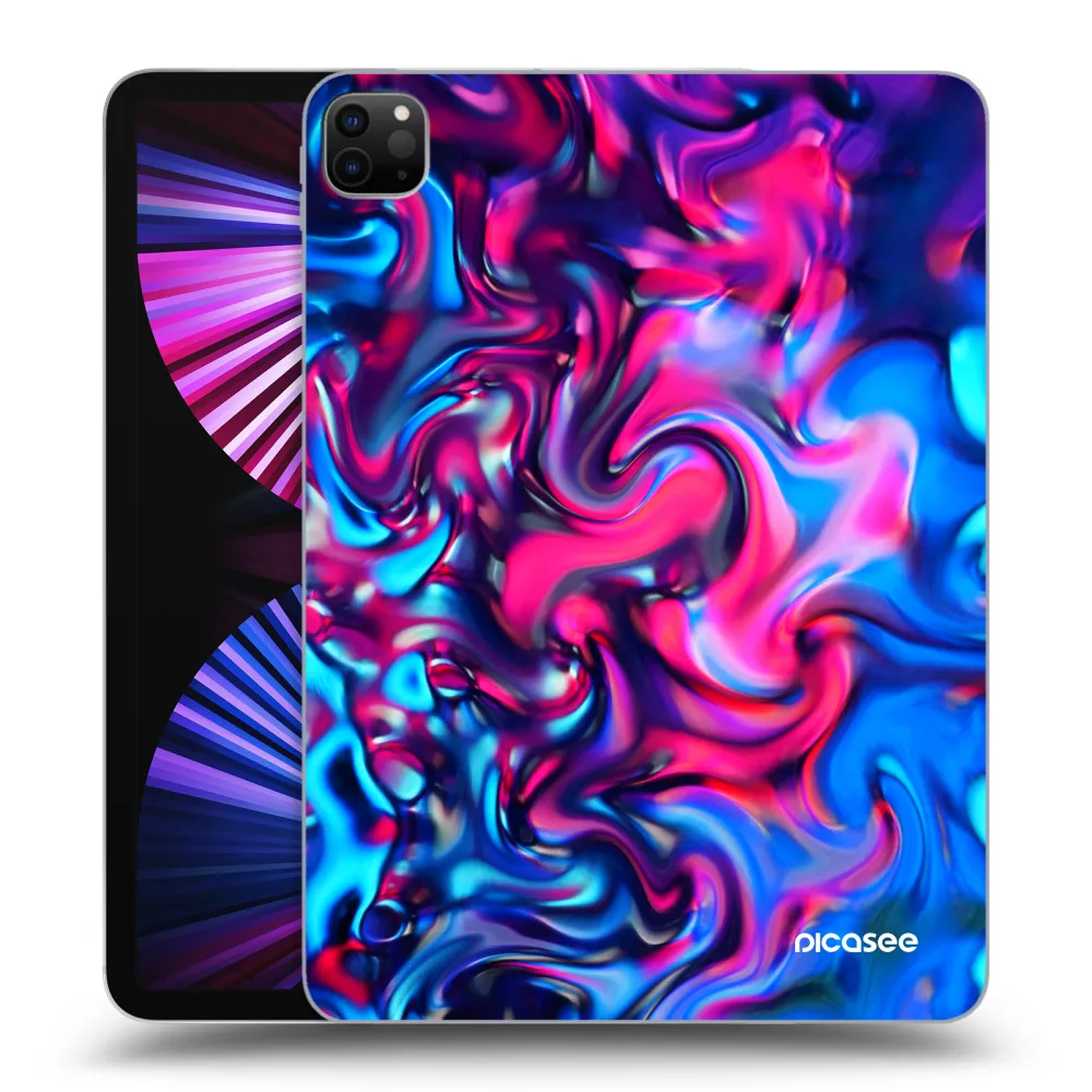 Picasee Μαύρη θήκη σιλικόνης για Apple iPad Pro 11" 2021 (3.gen) - Redlight