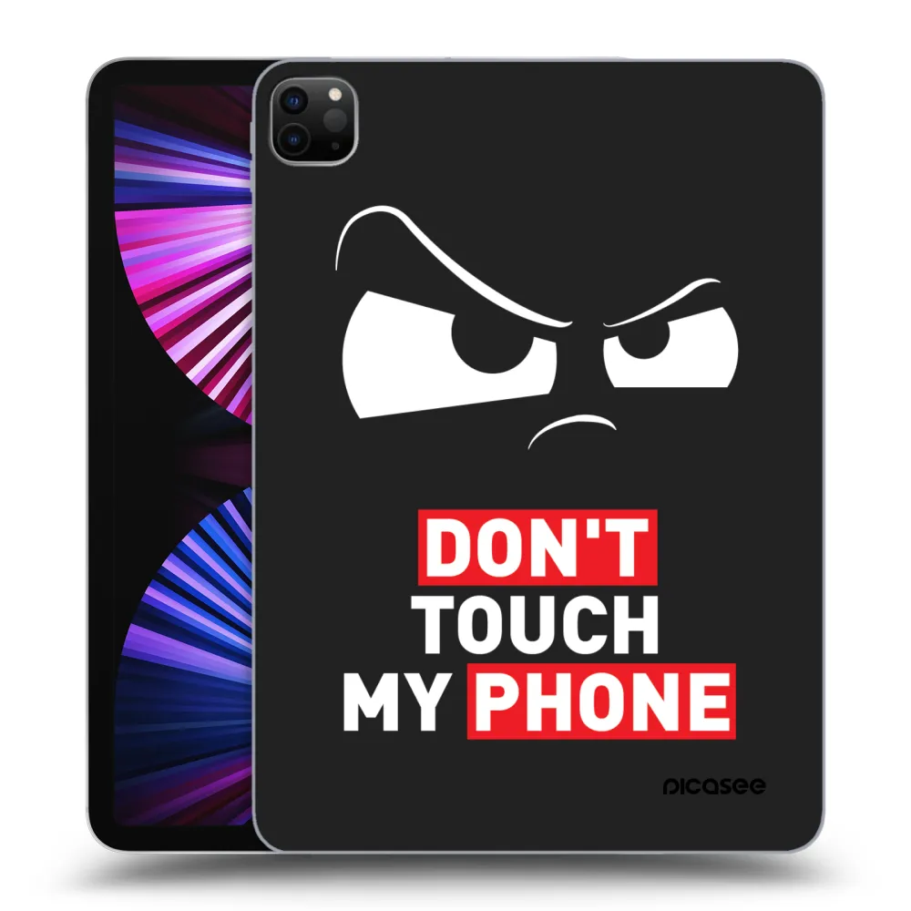 Picasee Μαύρη θήκη σιλικόνης για Apple iPad Pro 11" 2021 (3.gen) - Cloudy Eye - Transparent