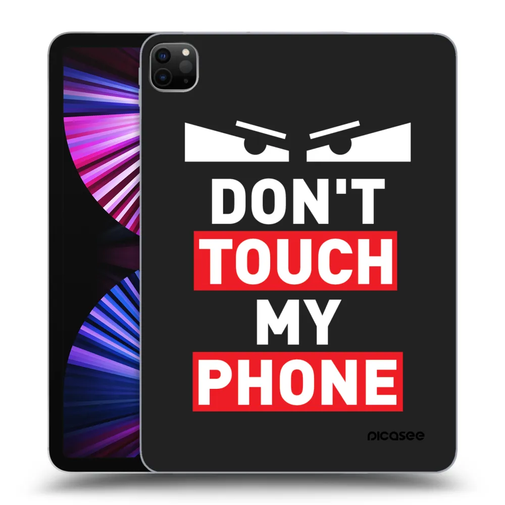 Picasee Μαύρη θήκη σιλικόνης για Apple iPad Pro 11" 2021 (3.gen) - Shadow Eye - Transparent
