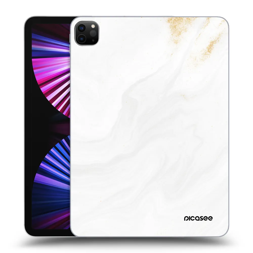 Picasee Μαύρη θήκη σιλικόνης για Apple iPad Pro 11" 2021 (3.gen) - White