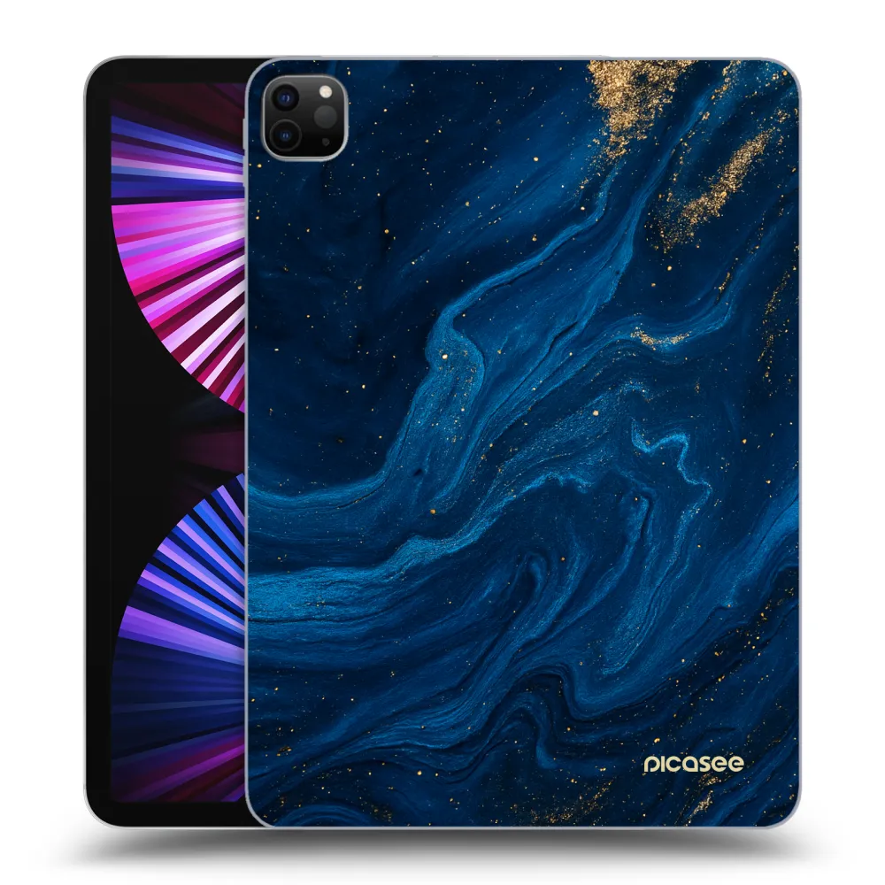 Picasee Μαύρη θήκη σιλικόνης για Apple iPad Pro 11" 2021 (3.gen) - Blue