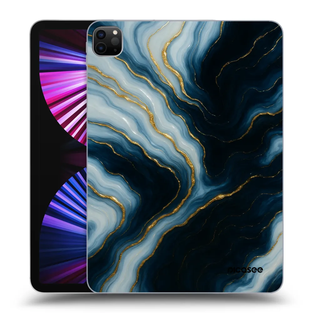 Picasee Μαύρη θήκη σιλικόνης για Apple iPad Pro 11" 2021 (3.gen) - Luna