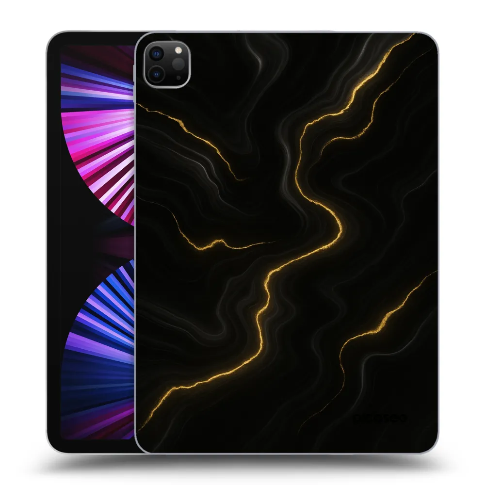 Picasee Μαύρη θήκη σιλικόνης για Apple iPad Pro 11" 2021 (3.gen) - Thunder